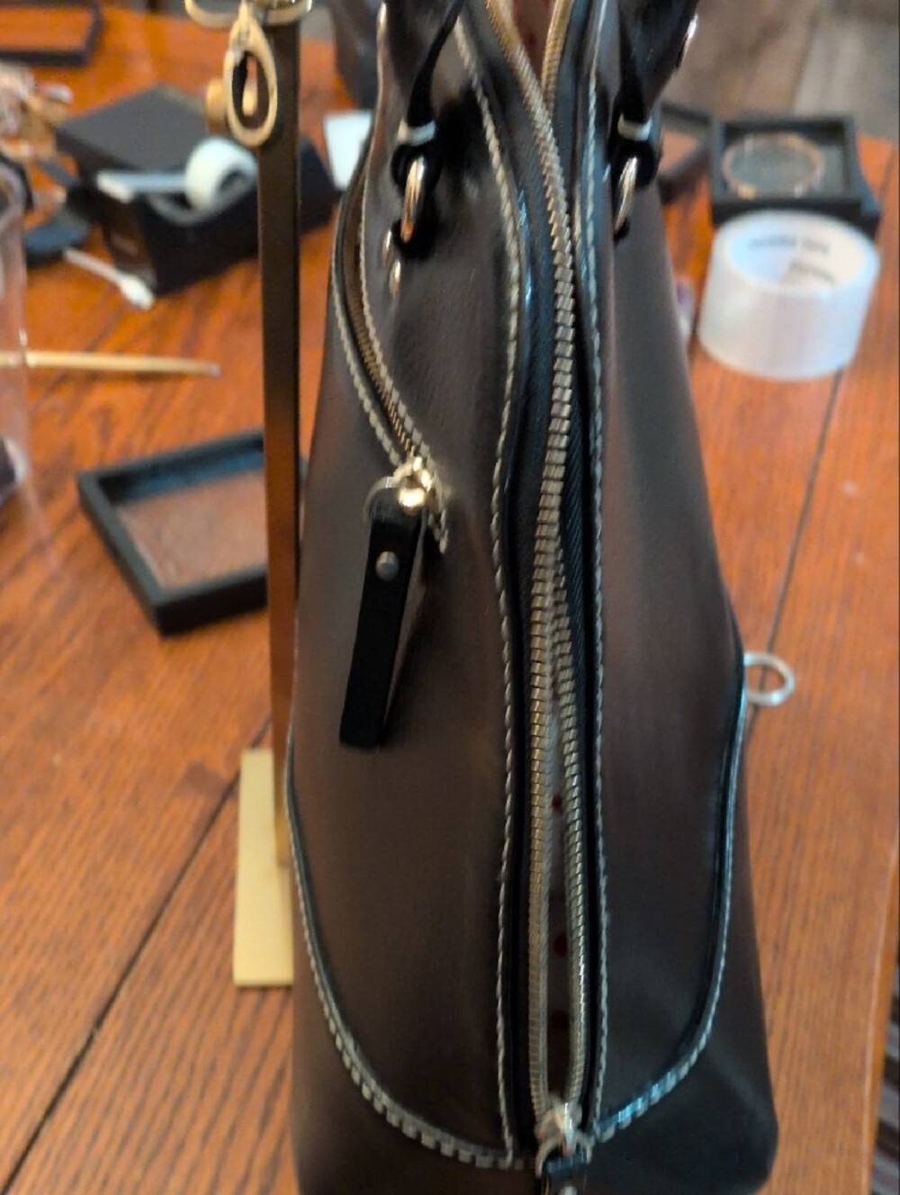 Kate Spade Wellesley Rachelle Leather Dome Satchel Bag - Picture 5 of 10